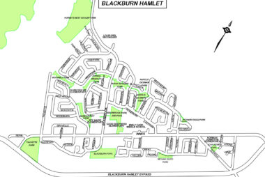 Blackburn Hamlet Park Map