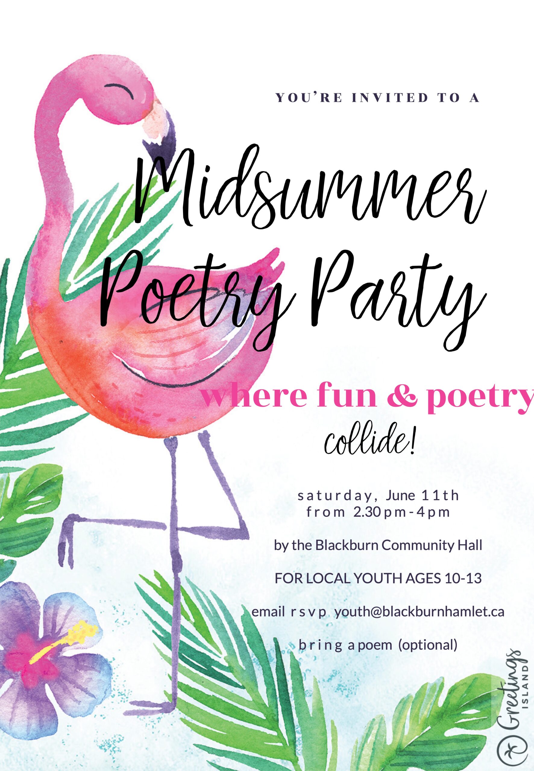 Midsummer Poetry Party