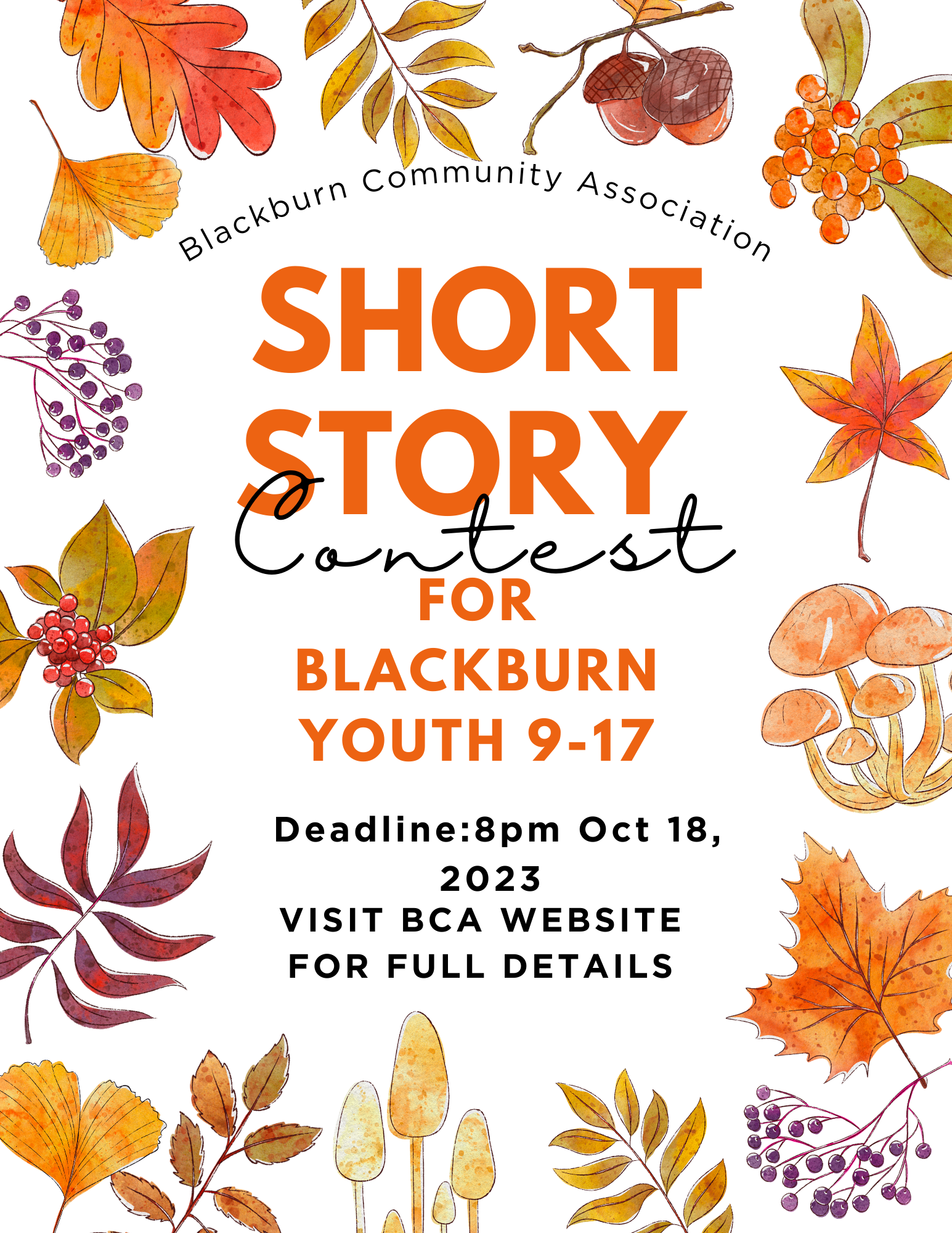 Short Story Contest Oct 2023
