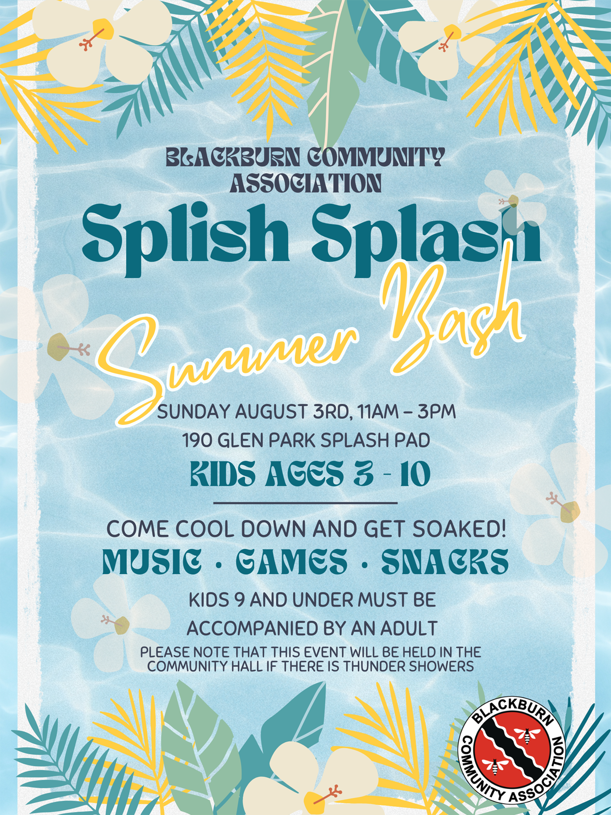 Kids Splish Splash Summer Bash