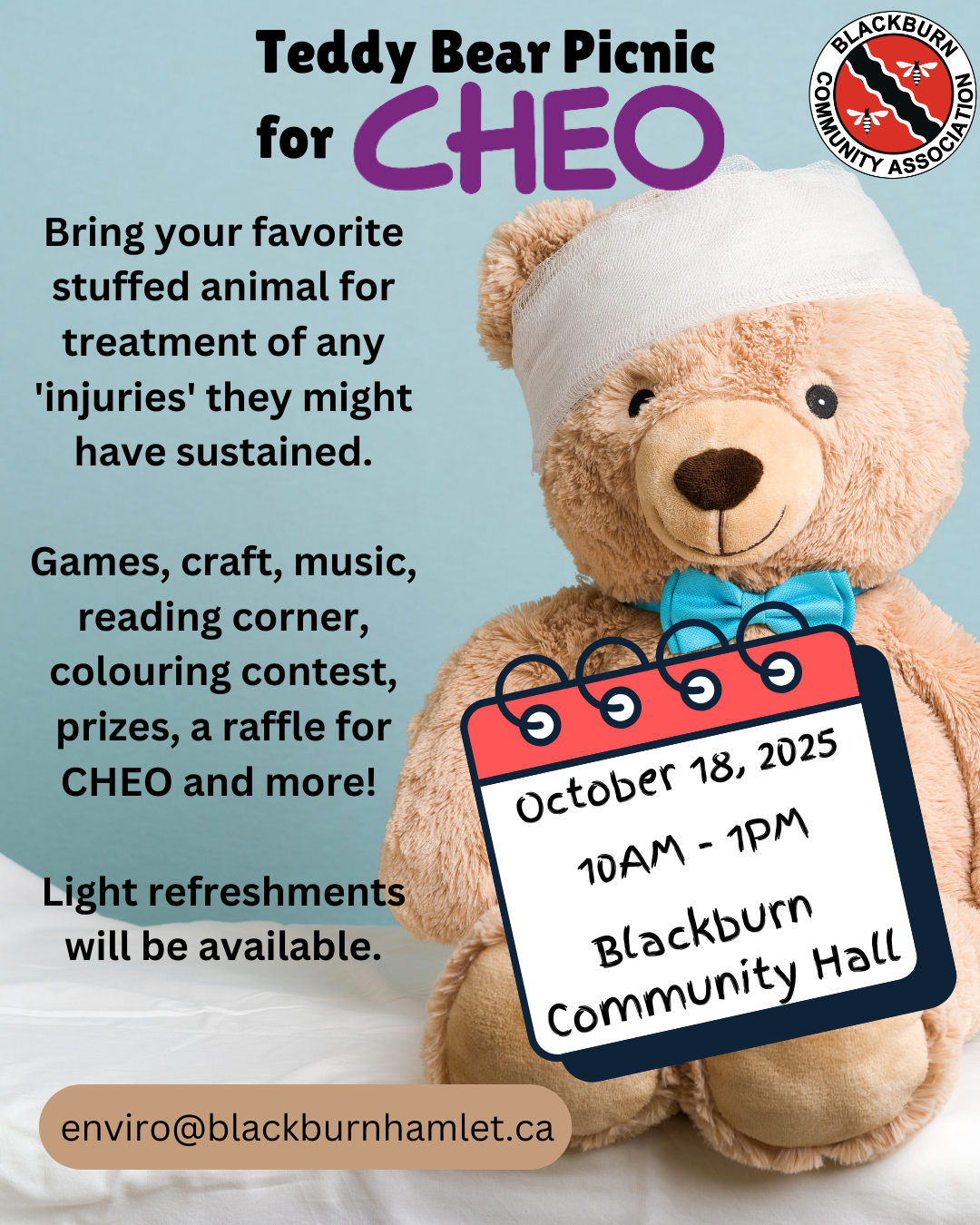 Teddy Bear Picnic for CHEO 2025