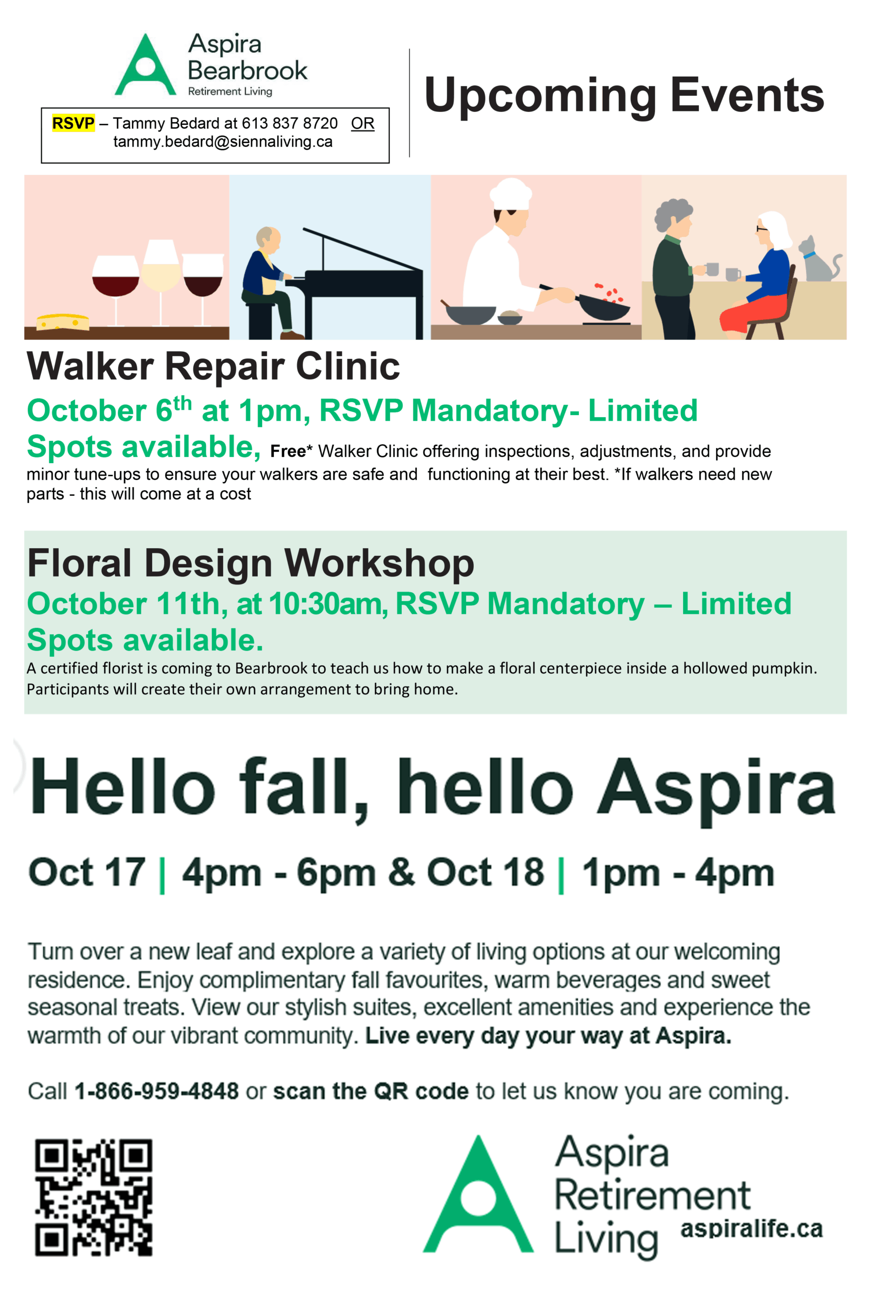 Aspira October 2025 Events