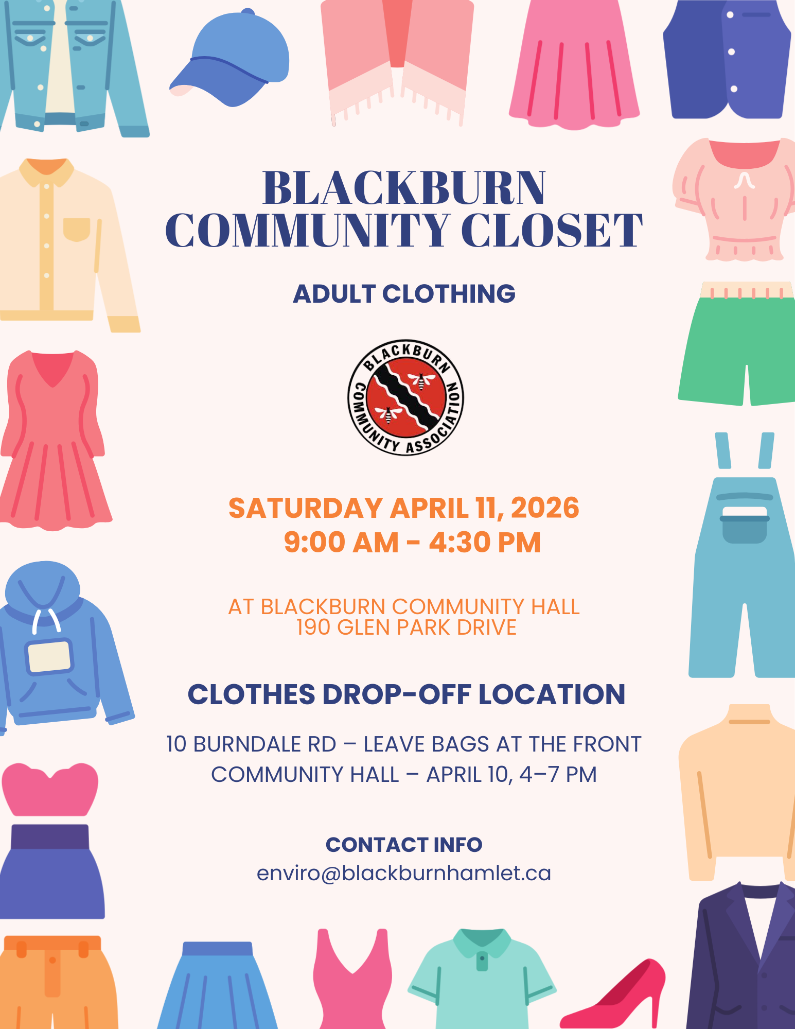 Spring Community Closet - Adult Clothing