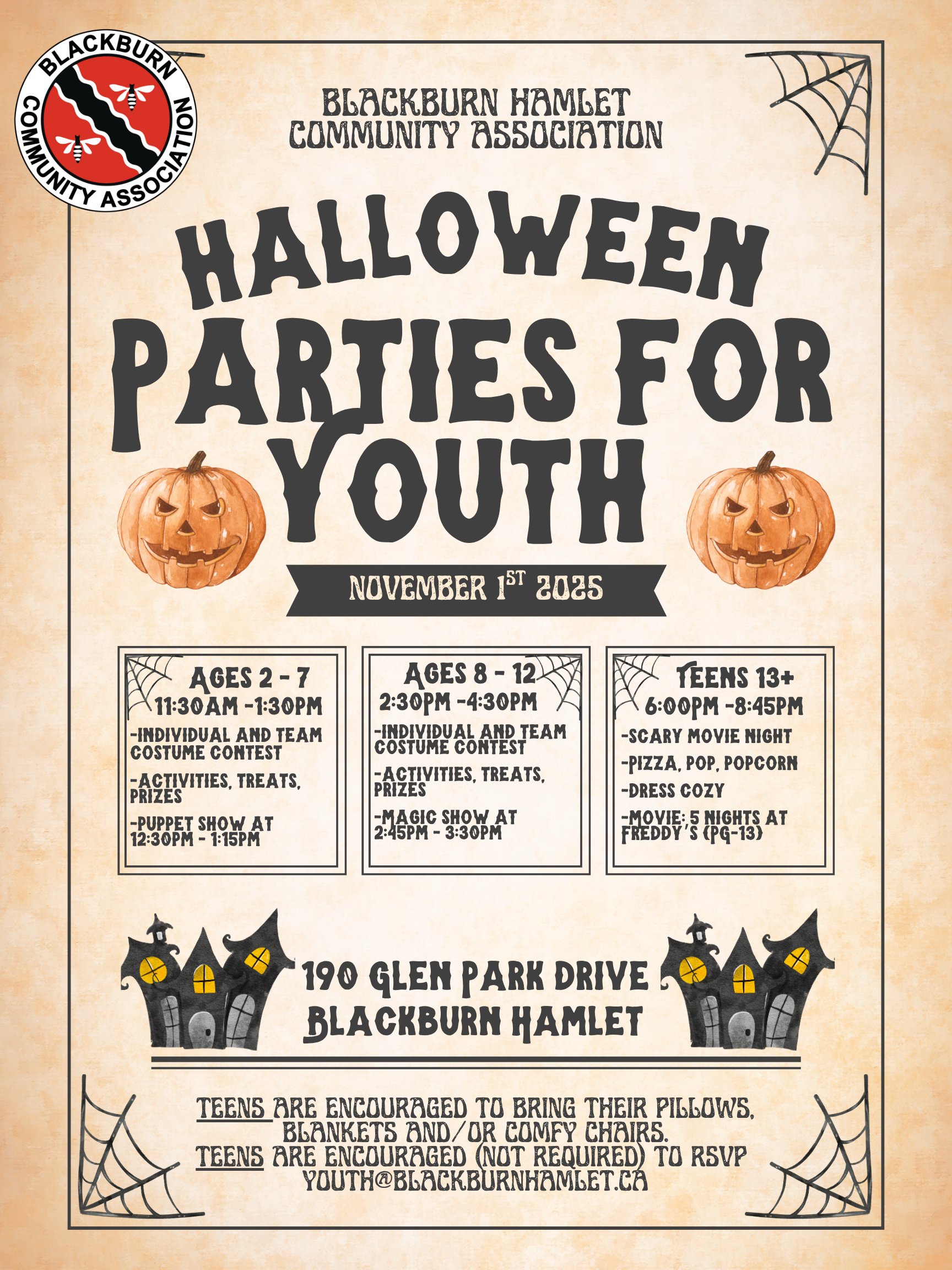 Kids & Youth Halloween Parties