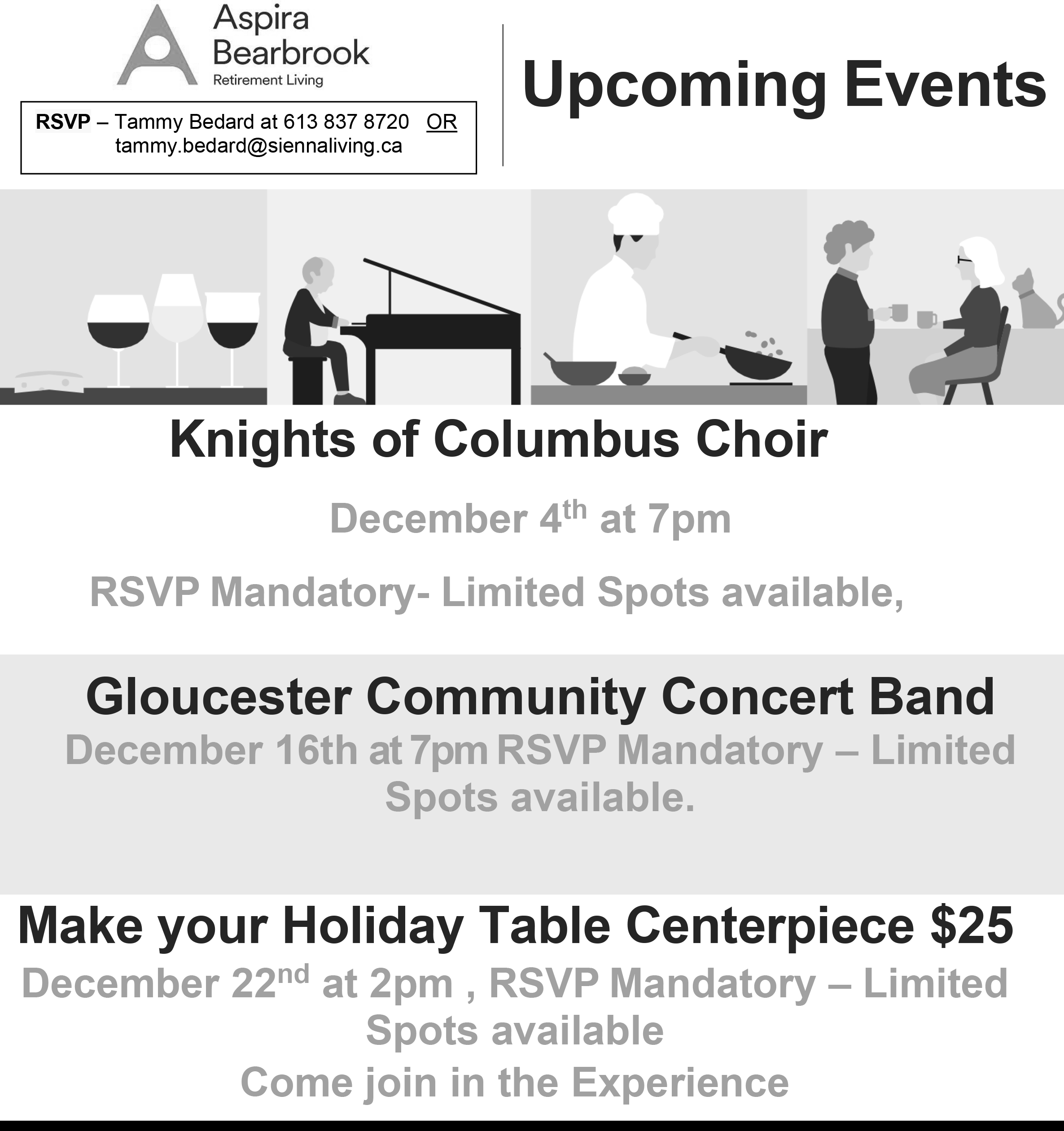 Aspira December 2025 Events