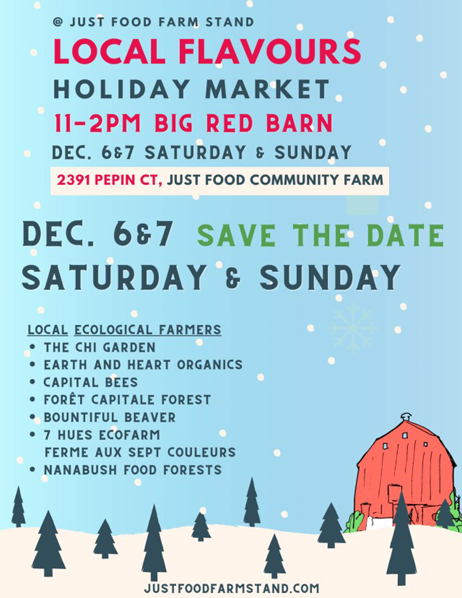 Just Food Local Flavours Holiday Market