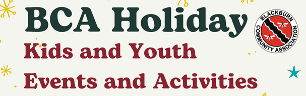 Kids and Youth Holiday Activities