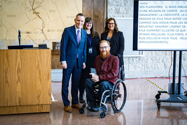 Super Kyle Humphrey  Accessible Ottawa Award