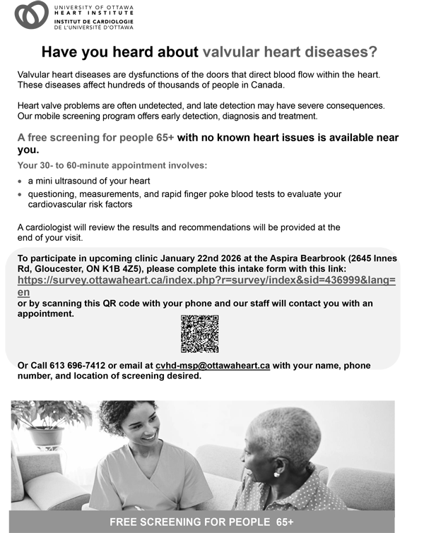 Heart Valve Screening January 22 2026