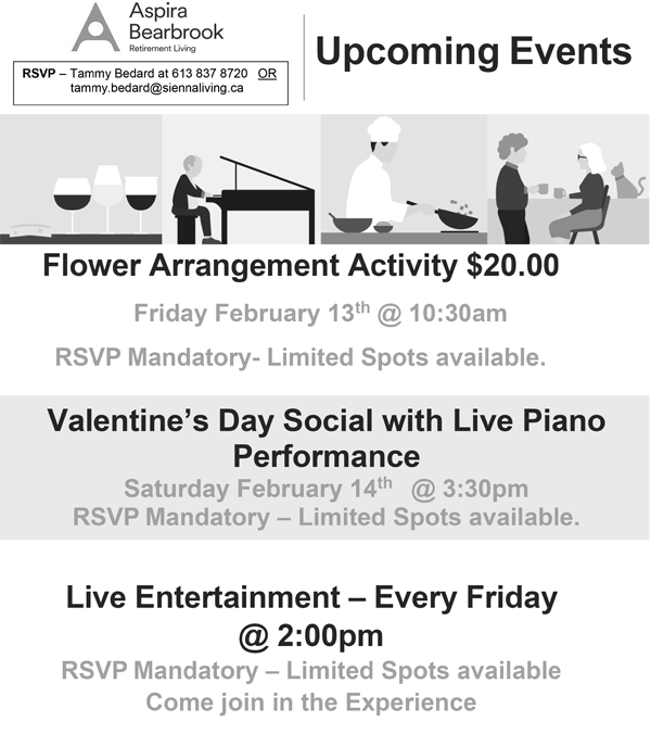 Aspira February 2026 Events