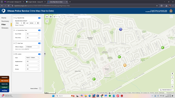Crime Stats January 2026
