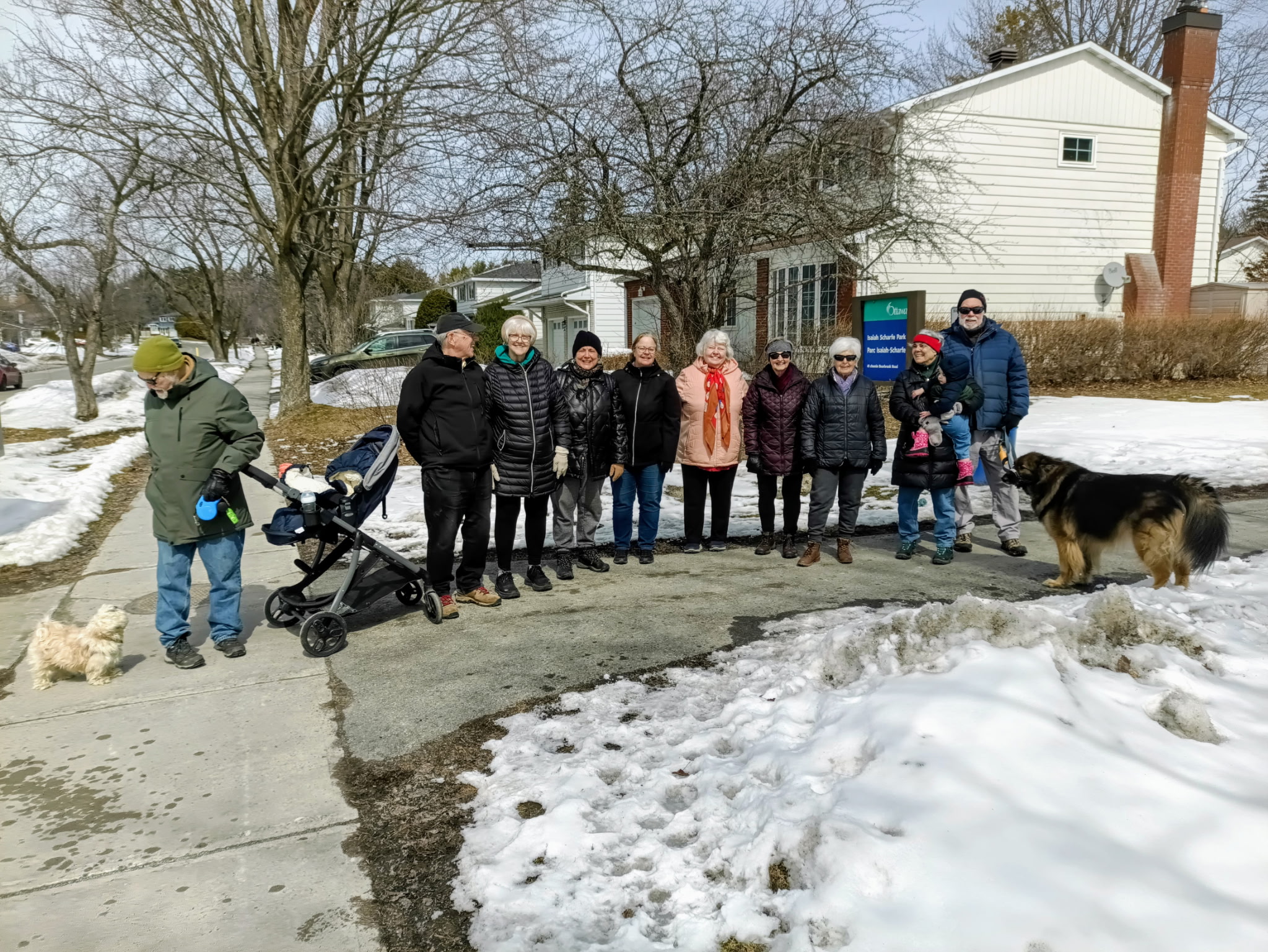Our group at a recent Walk & Talk